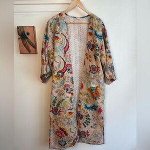 Raj Kantha Quilt Duster
